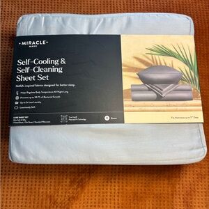 Miracle Self-Cooling Gray Sheet Set